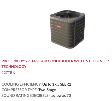 Preferred 2-Stage AIr Conditioner Sun Air