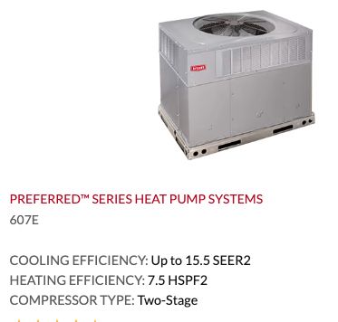 Preferred Series Package System Sun Air