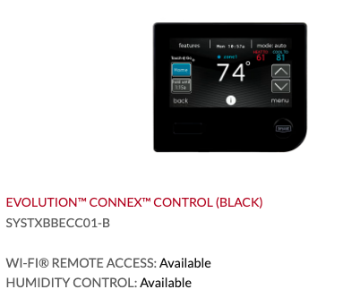 Evolution Connex Control Sun Air